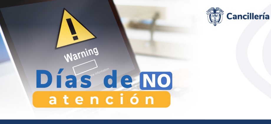 La Embajada de Colombia en Brasil y su sección consular no tendrá atención al público del 12 al 14 de febrero de 2024, festivos de Carnaval